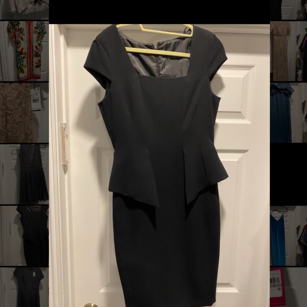 Zara Peplum Pencil Dress
